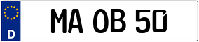 Truck License Plate